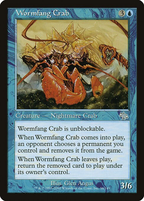 Wormfang Crab card from JUD #56