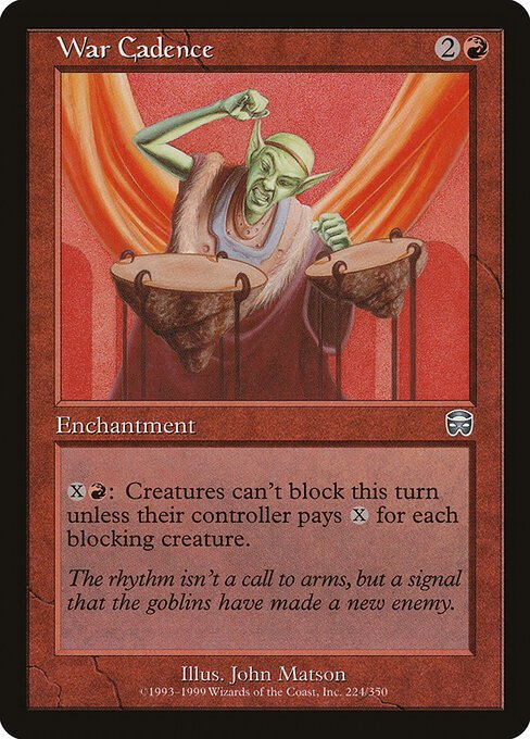 War Cadence card from MMQ #224