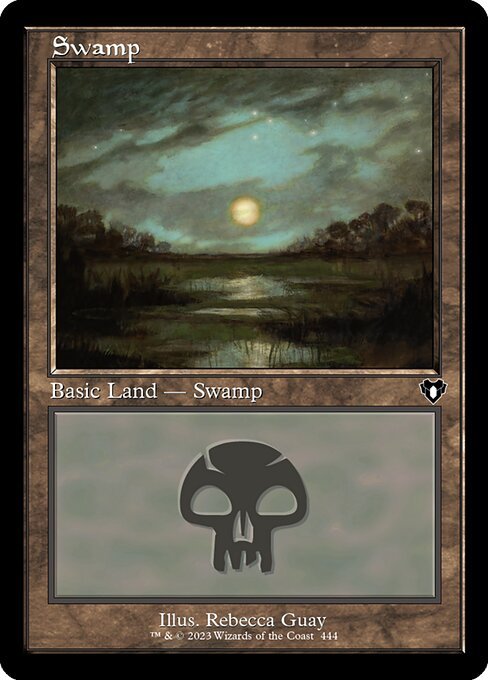 Swamp (444) (Retro Frame) card from CMM #444