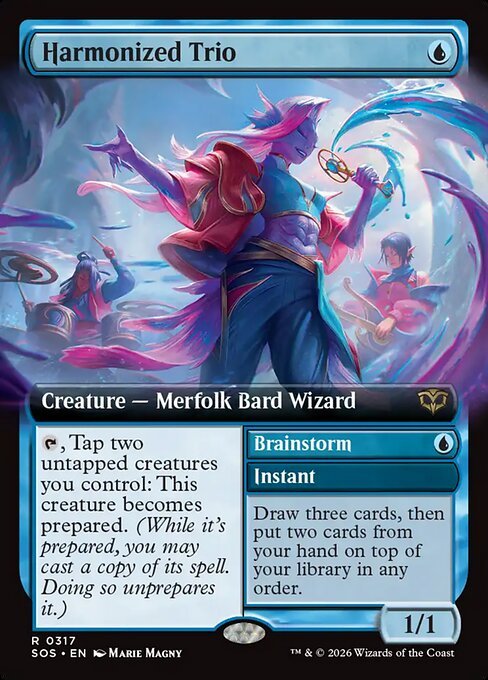 Harmonized Trio card from SOS #317