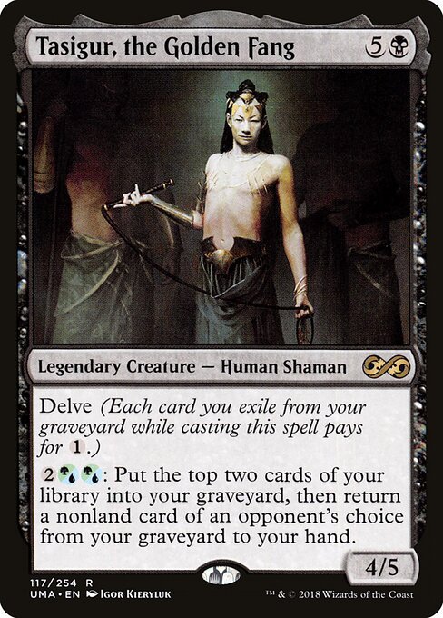 Tasigur, the Golden Fang card from UMA #117