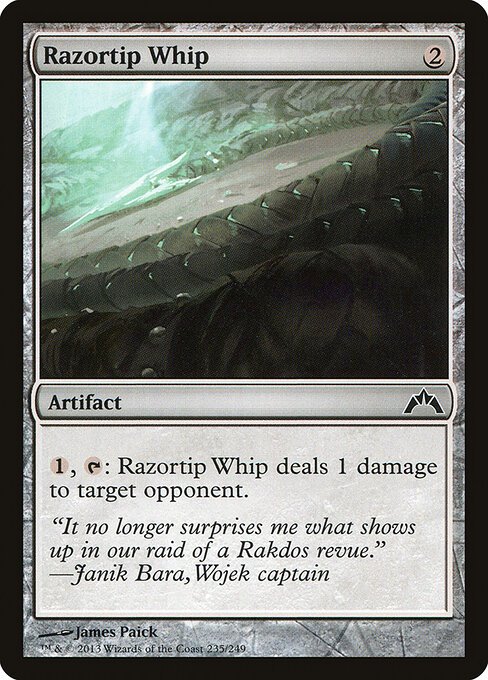 Razortip Whip card from GTC #235