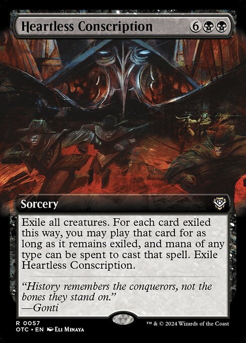 Heartless Conscription card from OTC #57