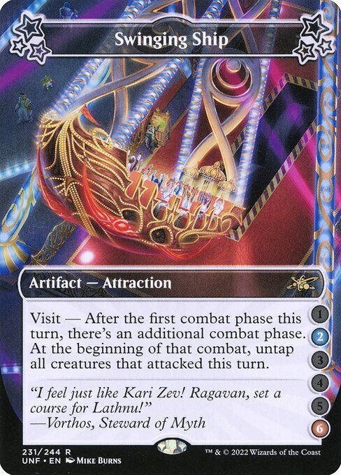 Swinging Ship card from UNF #231