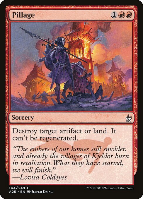 Pillage card from A25 #144