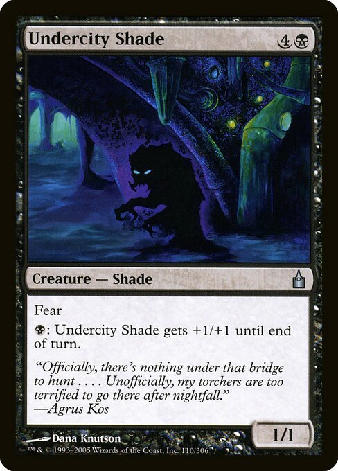 Undercity Shade card from RAV #110