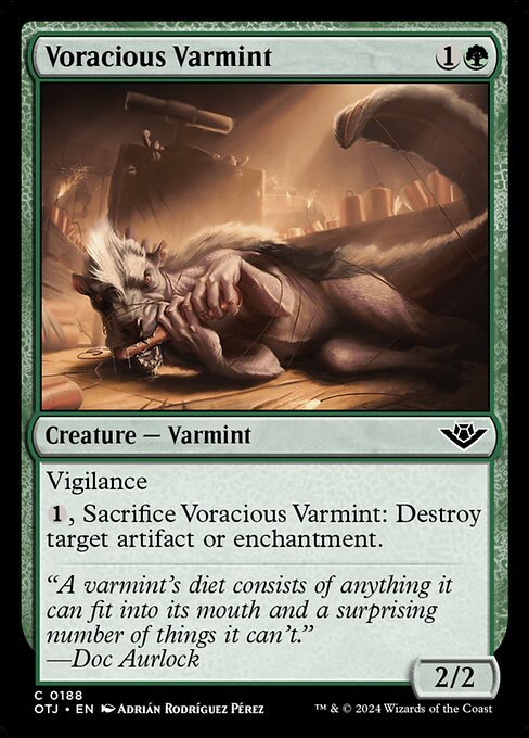 Voracious Varmint card from OTJ #188