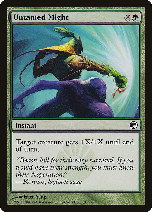 Untamed Might card from SOM #131