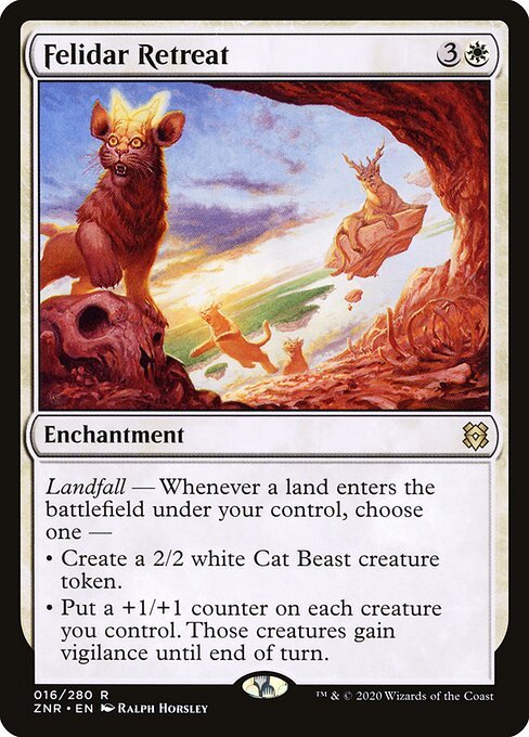 Felidar Retreat card from ZNR #16