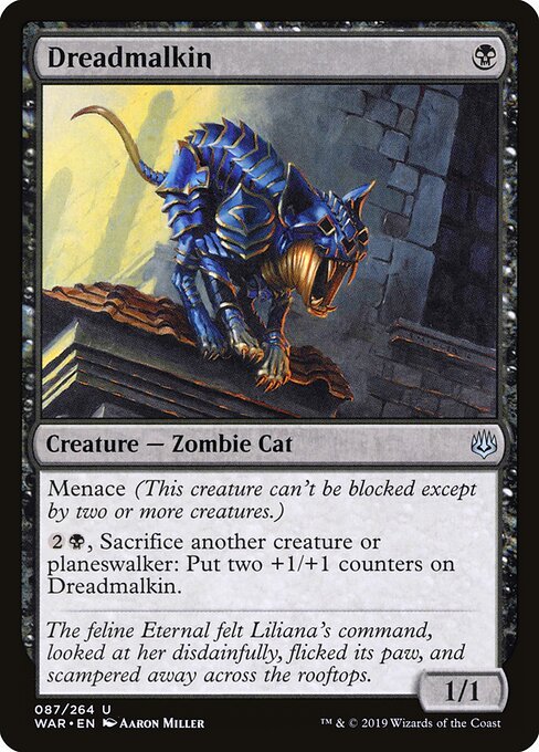 Dreadmalkin card from WAR #87
