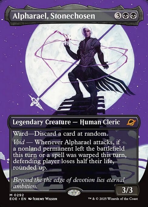 Alpharael, Stonechosen card from EOE #292