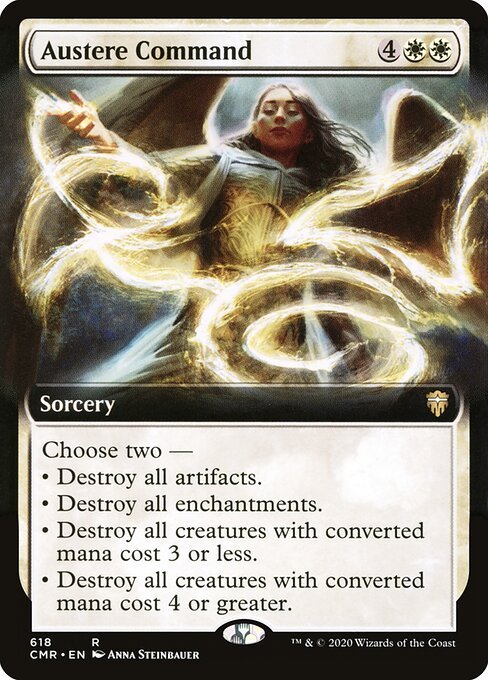 Austere Command card from CMR #618
