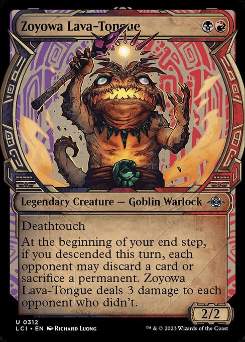 Zoyowa Lava-Tongue card from LCI #312