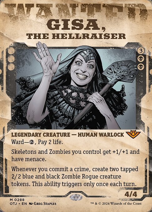 Gisa, the Hellraiser card from OTJ #288