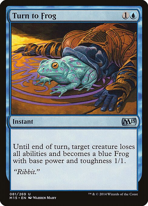 Turn to Frog card from M15 #81