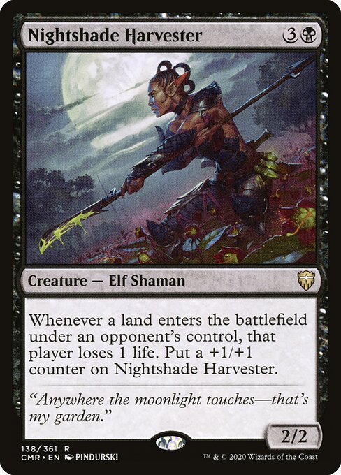Nightshade Harvester card from CMR #138