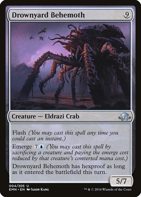 Drownyard Behemoth card from EMN #4
