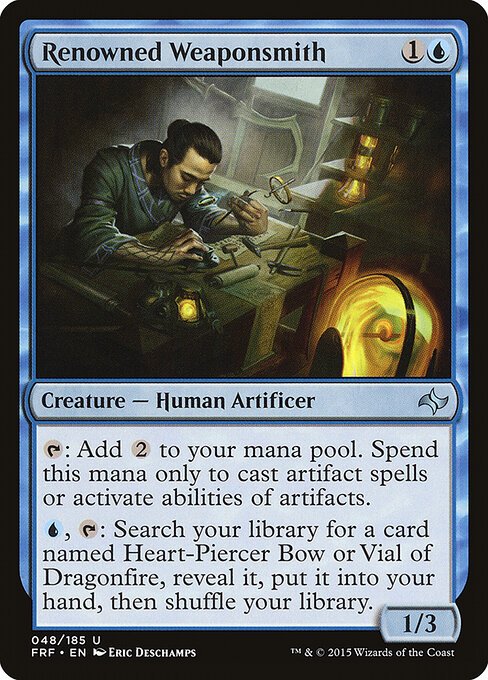 Renowned Weaponsmith card from FRF #48
