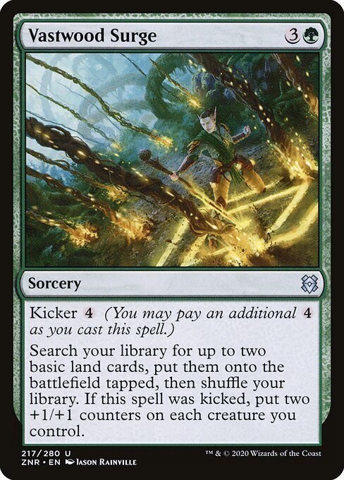 Vastwood Surge card from ZNR #217
