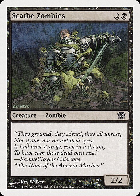 Scathe Zombies card from 8ED #160