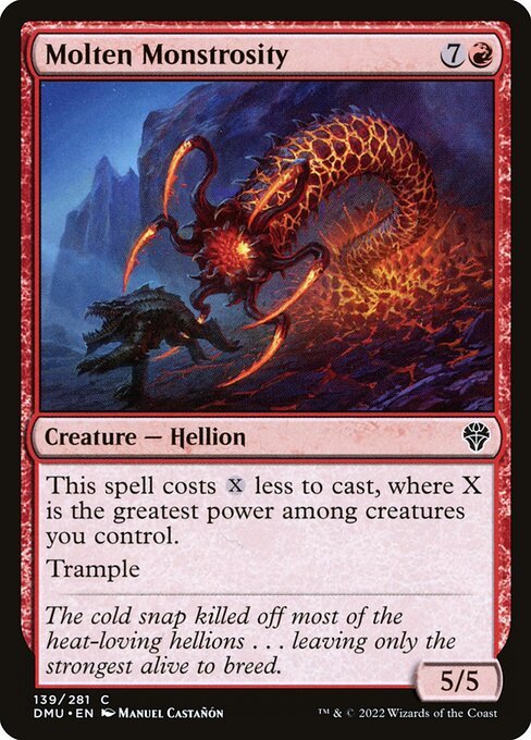 Molten Monstrosity card from DMU #139