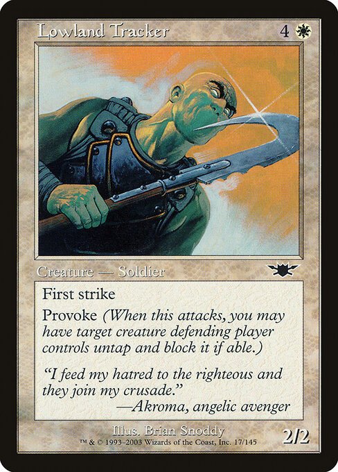 Lowland Tracker card from LGN #17