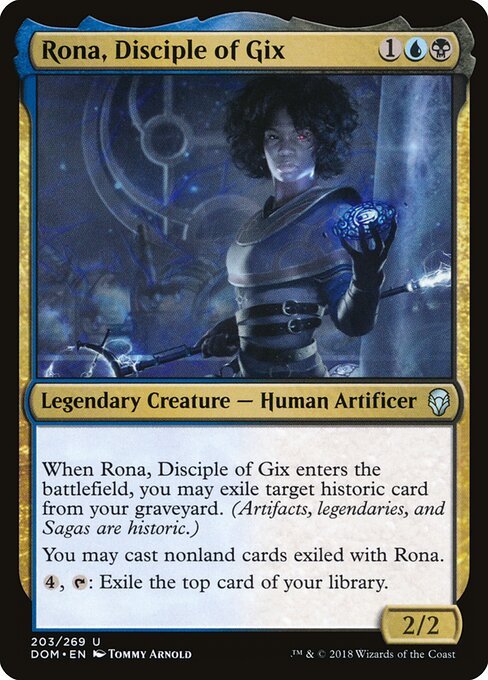 Rona, Disciple of Gix card from DOM #203