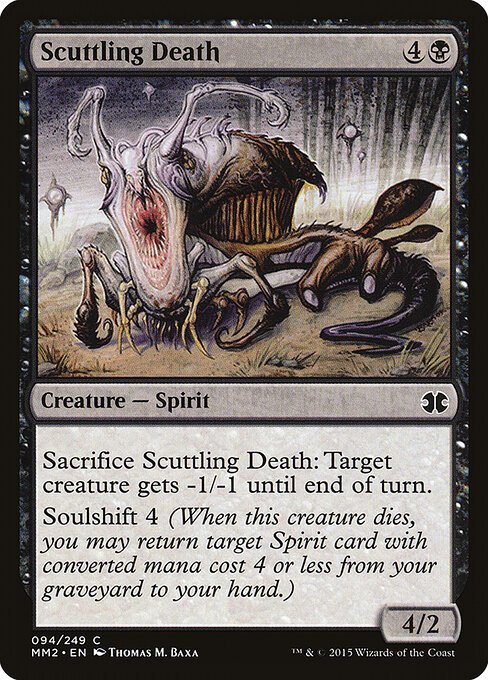 Scuttling Death card from MM2 #94