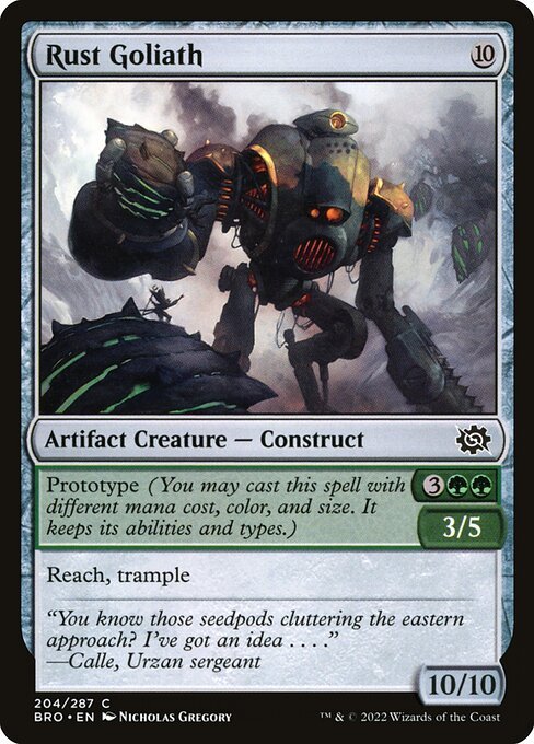 Rust Goliath card from BRO #204