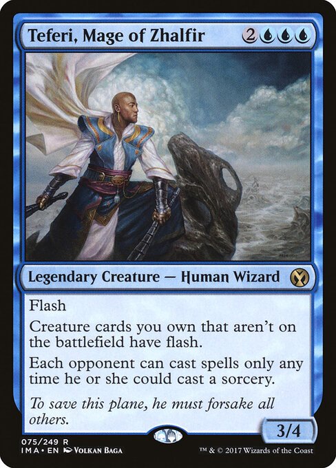 Teferi, Mage of Zhalfir card from IMA #75