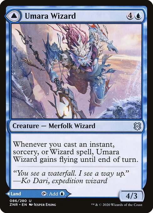 Umara Wizard card from ZNR #86