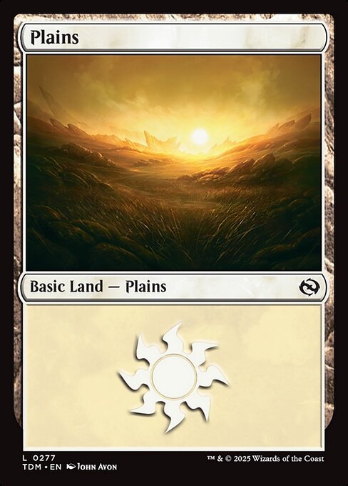 Plains (0277) card from TDM #277