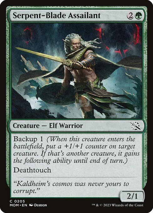 Serpent-Blade Assailant card from MOM #205