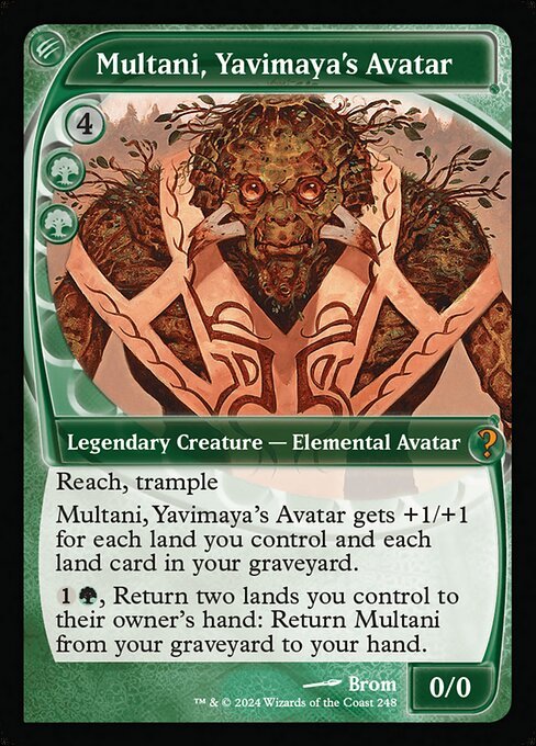 Multani, Yavimaya's Avatar card from MB2 #248