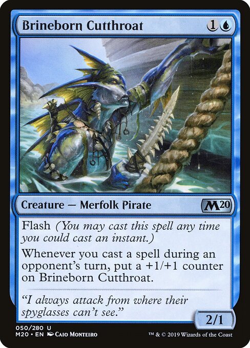Brineborn Cutthroat card from M20 #50