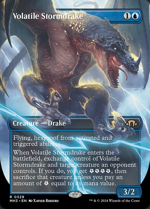 Volatile Stormdrake card from MH3 #329