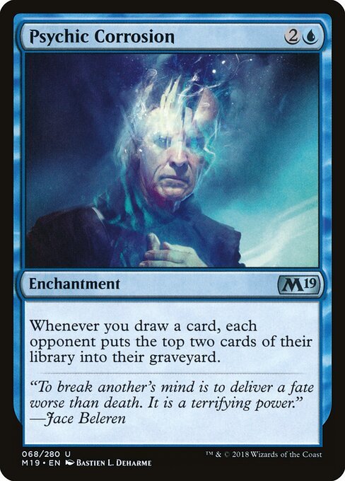 Psychic Corrosion card from M19 #68