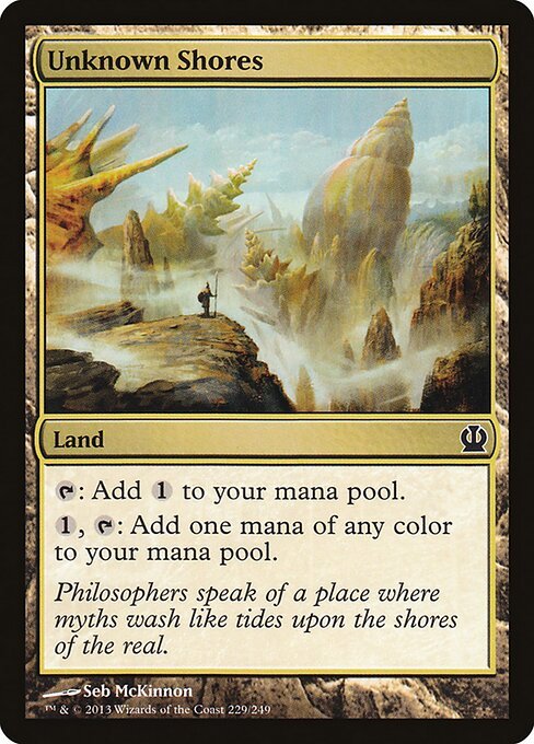 Unknown Shores card from THS #229