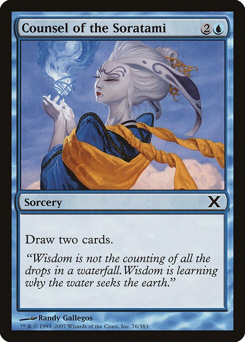 Counsel of the Soratami card from 10E #76