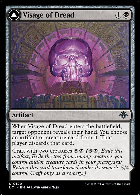 Visage of Dread card from LCI #129