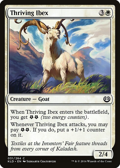 Thriving Ibex card from KLD #31