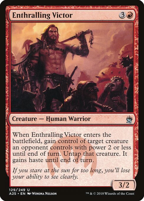 Enthralling Victor card from A25 #129