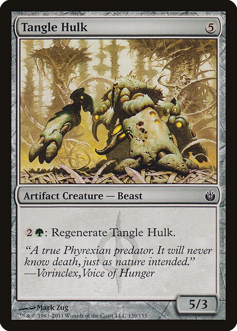Tangle Hulk card from MBS #139