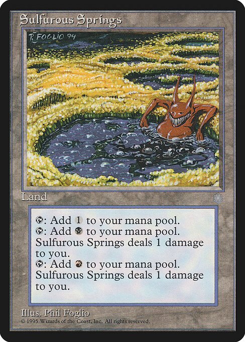 Sulfurous Springs card from ICE #352
