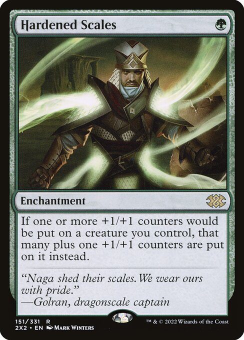 Hardened Scales card from 2X2 #151