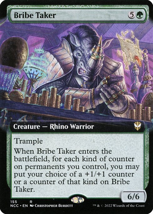 Bribe Taker card from NCC #155