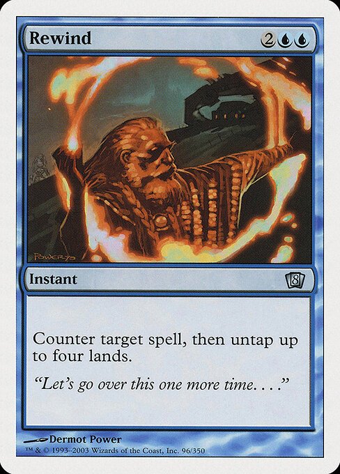 Rewind card from 8ED #96
