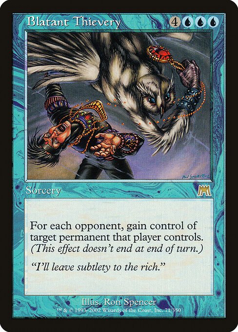 Blatant Thievery card from ONS #71
