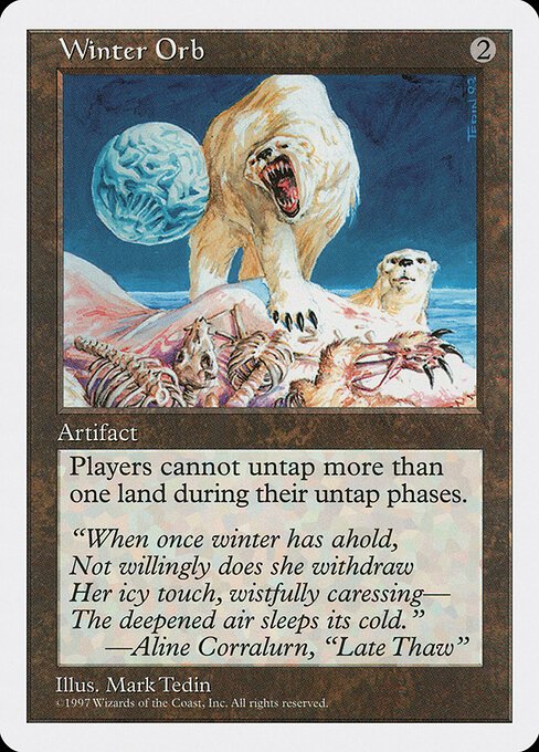 Winter Orb card from 5ED #product-2449