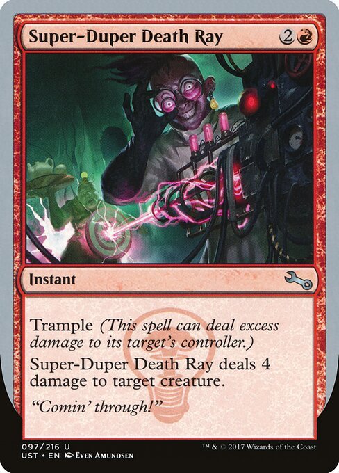 Super-Duper Death Ray card from UST #97